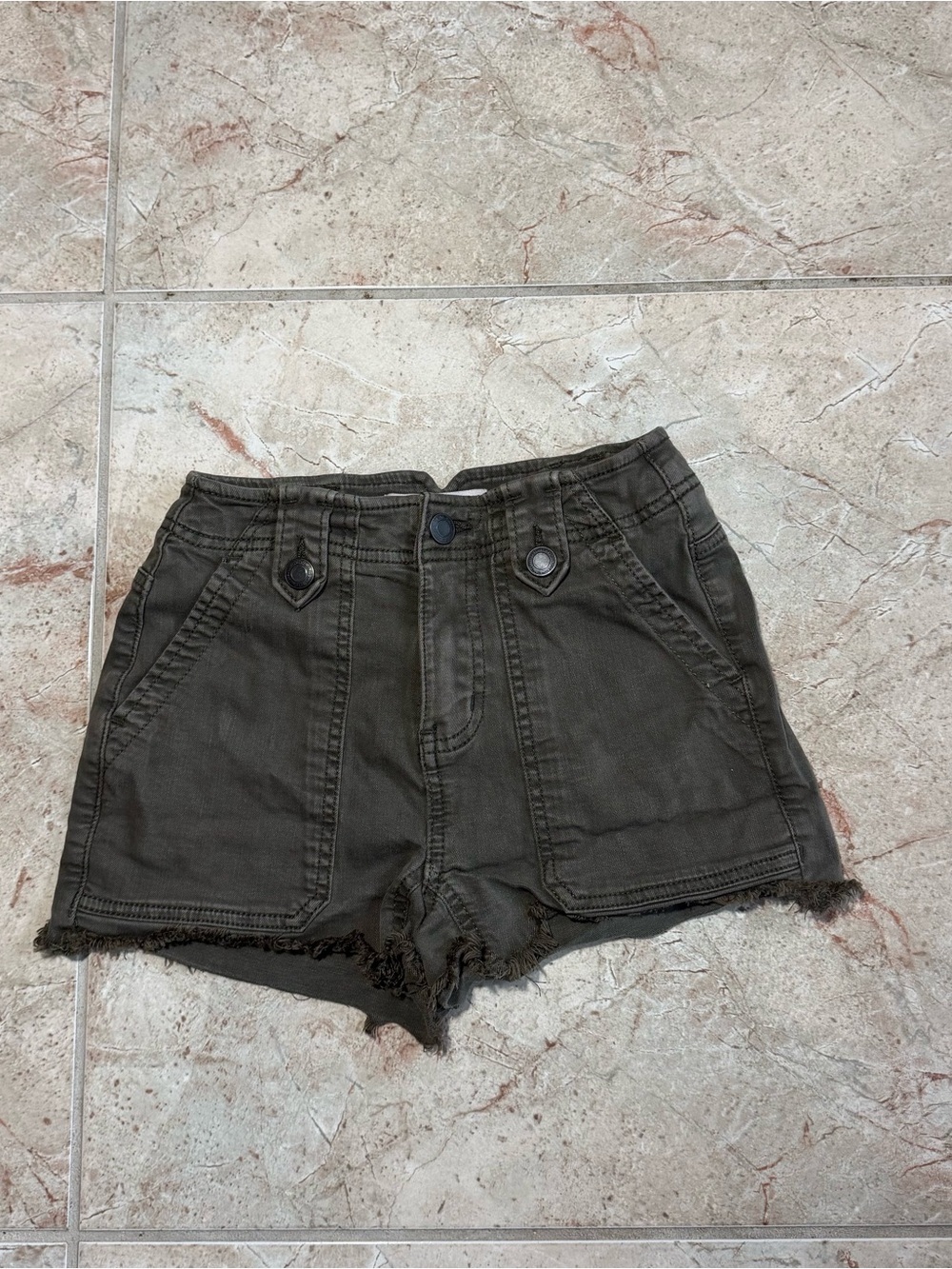 SO Women’s Dark Green Cargo Shorts – Size 3